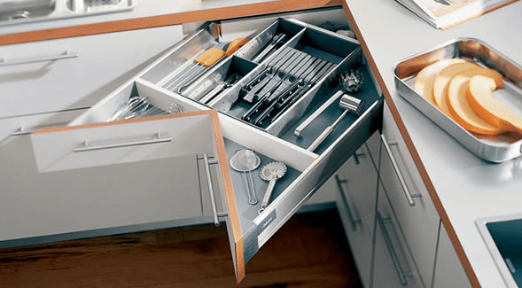 Hidden Storage in the Kitchen - Guthmann Construction